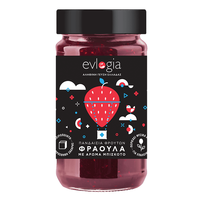 STRAWBERRY SPREAD WITH BISCUIT AROMA